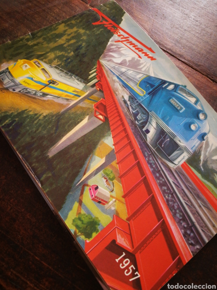 Old Toys: CAT&Aacute;LOGO FLEISCHMANN TRENES FERROCARRILES EL&Eacute;CTRICOS MINIATURA Y ACCESORIOS HO, 1957.