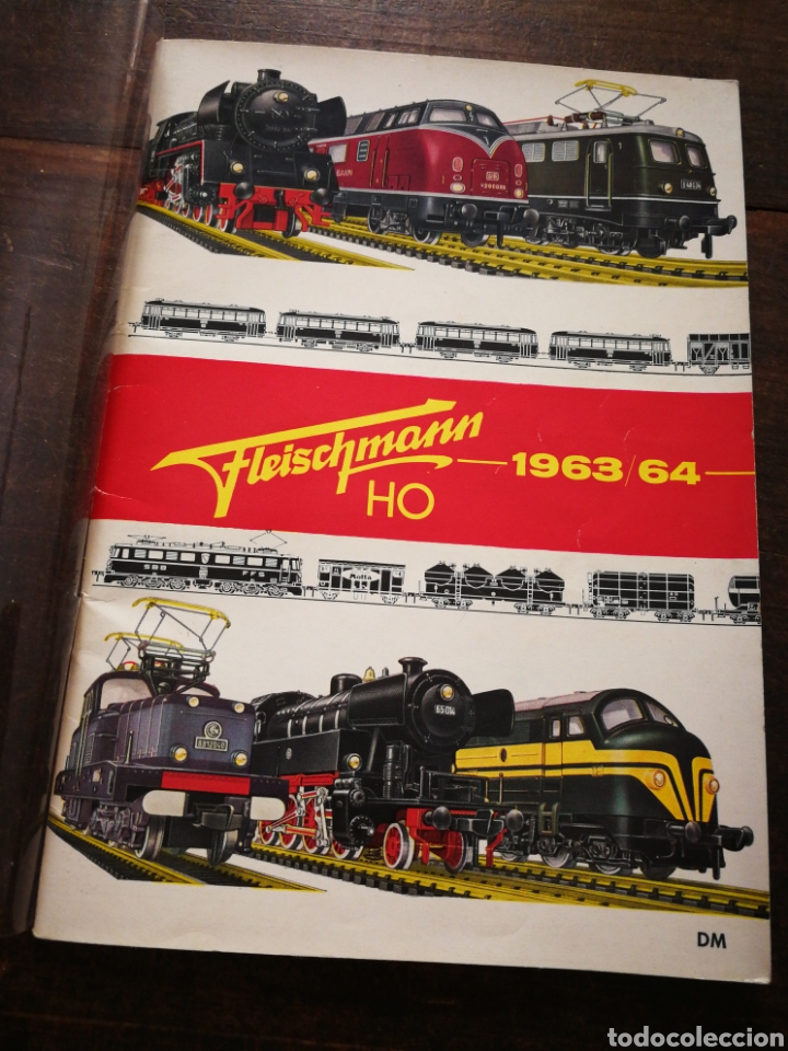 Old Toys: CAT&Aacute;LOGO FLEISCHMANN TRENES FERROCARRILES EL&Eacute;CTRICOS MINIATURA Y ACCESORIOS HO, 1963-64.