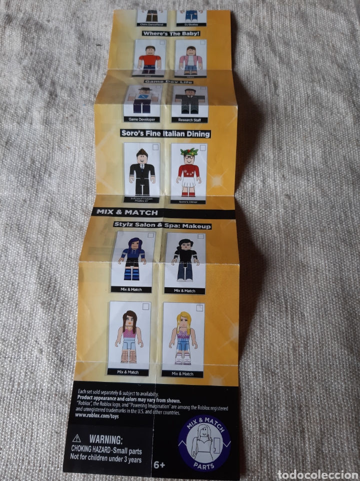 Juguetes antiguos: ROBLOX JUGUETES CAT&Aacute;LOGOS - Foto 2