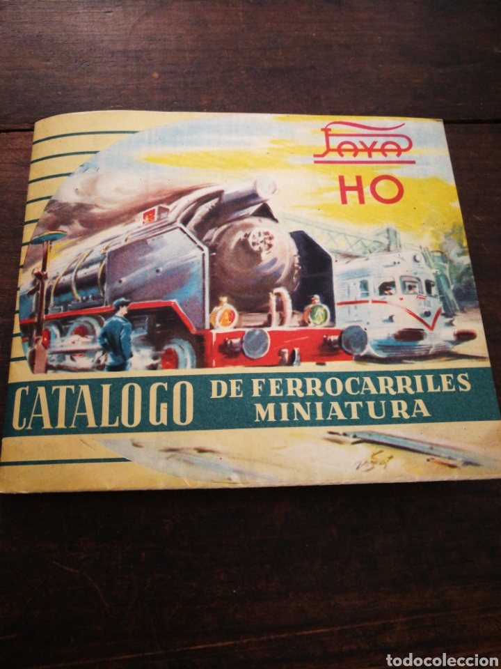 Old Toys: ANTIGUO CAT&Aacute;LOGO JUGUETES PAY&Aacute;- CAT&Aacute;LOGO FERROCARRILES MINIATURA, HO (IBI, ALICANTE).