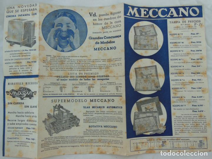 Old Toys: MECCANO. TARIFA DE PRECIOS N&ordm; 515/2