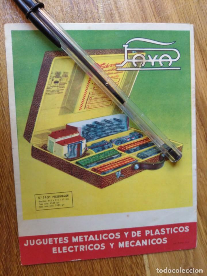 Old Toys: Cat&aacute;logo desplegable juguetes Pay&aacute; trenes metal y pl&aacute;stico