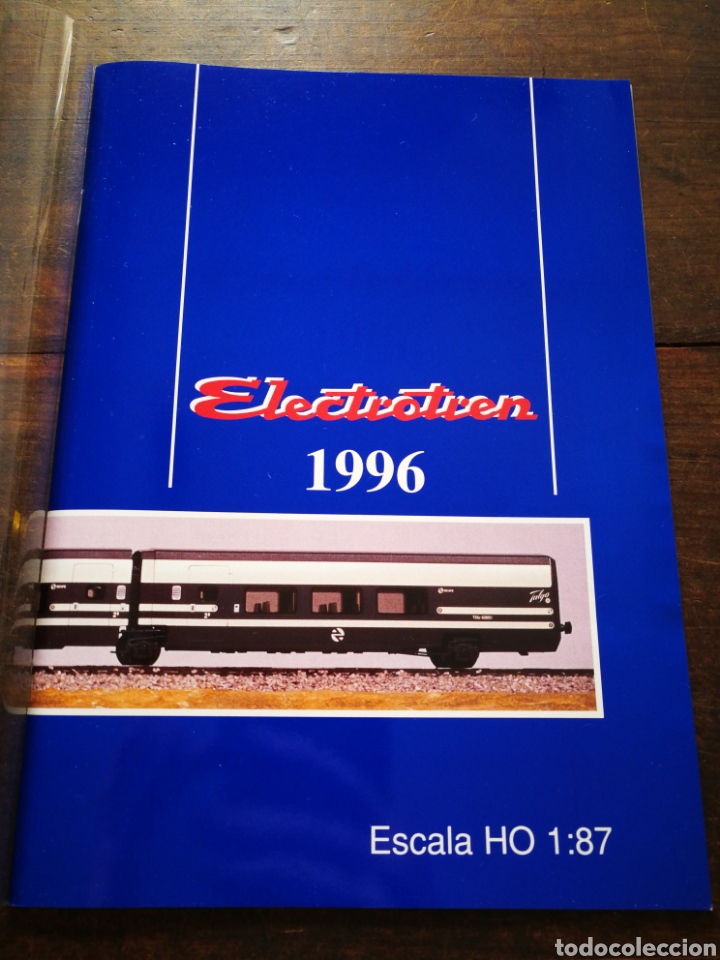 Juguetes antiguos: CAT&Aacute;LOGO ELECTROTREN- FERROCARRILES TRENES MINIATURA EL&Eacute;CTRICOS HO, 1996.