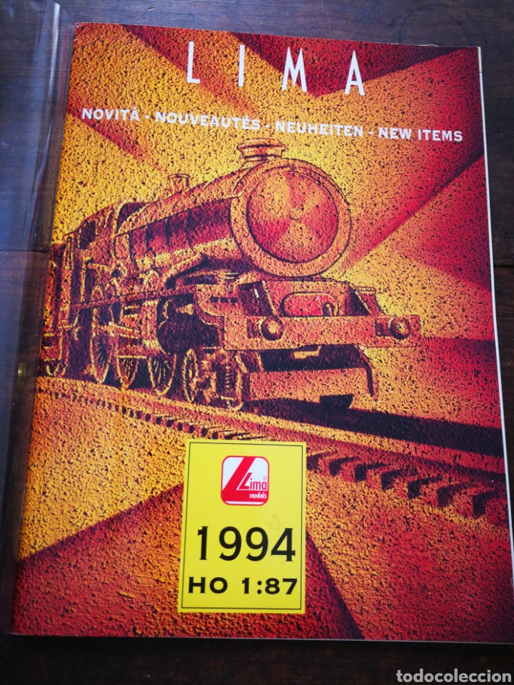 Juguetes antiguos: CAT&Aacute;LOGO LIMA (EUROPROGRAM)- FERROCARRILES TRENES MINIATURA EL&Eacute;CTRICOS HO, 1994.