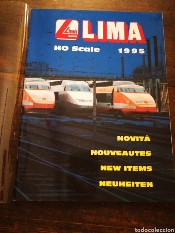 Juguetes antiguos: CAT&Aacute;LOGO LIMA (EUROPROGRAM)- FERROCARRILES TRENES MINIATURA EL&Eacute;CTRICOS HO, 1995.