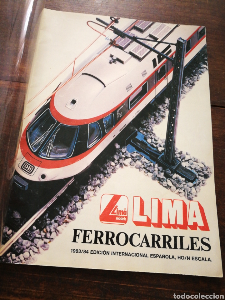 Juguetes antiguos: CAT&Aacute;LOGO LIMA (EDICI&Oacute;N ESPA&Ntilde;OLA)- FERROCARRILES TRENES MINIATURA EL&Eacute;CTRICOS HO, 1983-84.