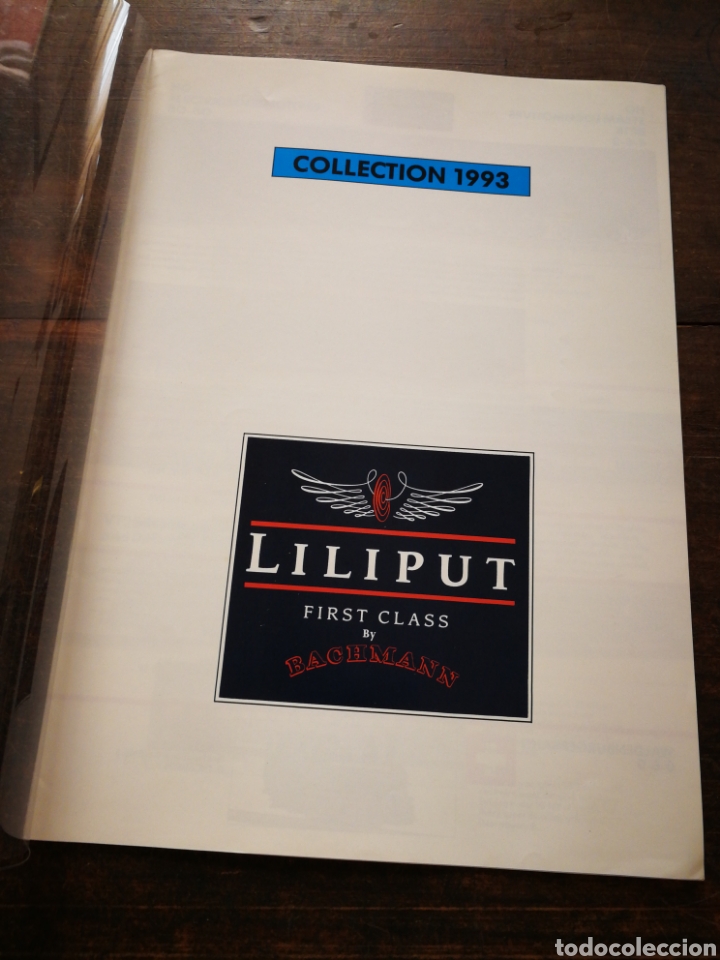 Jouets Anciens: CAT&Aacute;LOGO DE TRENES MINIATURA HO LILIPUT, 1993.