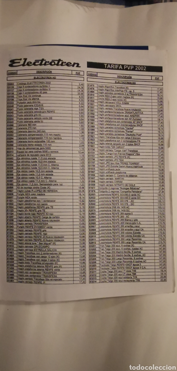 Juguetes antiguos: Catalogo electrotren 2001 - Foto 2