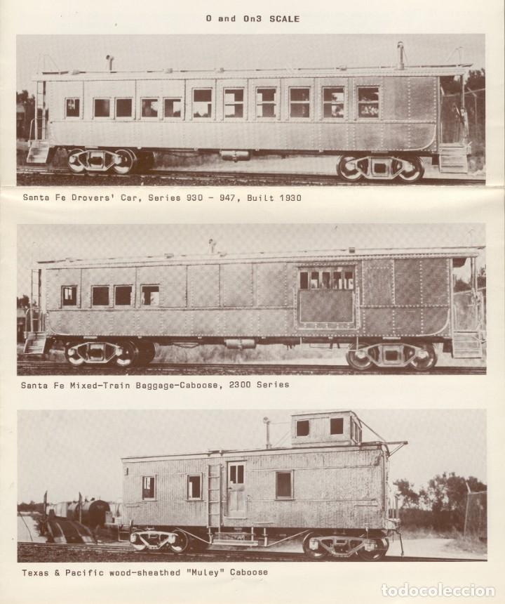Juguetes antiguos: cat&agrave;logo HALLMARK MODELS HM Fall 1981 First Class HO O & On3 Scale - Folder - en ingl&eacute;s - Foto 2
