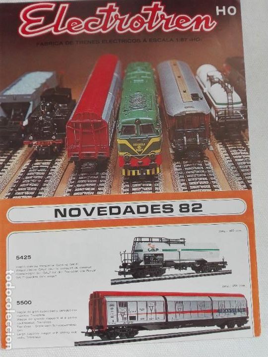 Brinquedos antigos: HOJA ELECTROTREN HELJAN - NOVEDADES 1982 - TREN FERROCARRIL