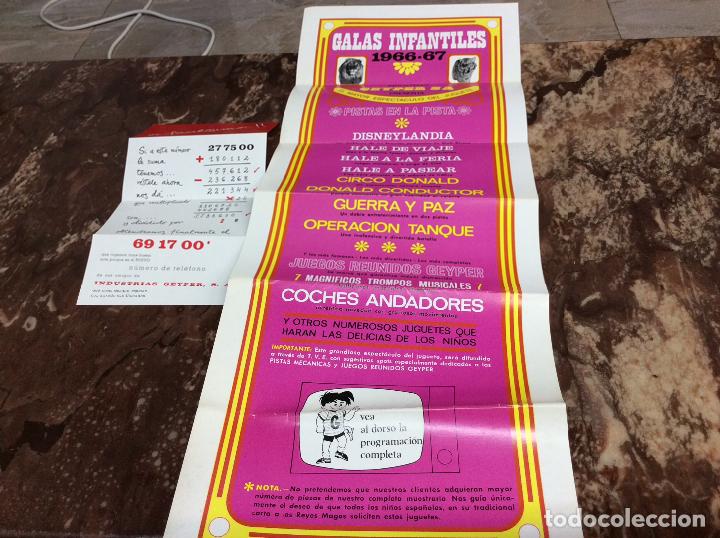 Brinquedos antigos: JEYPER - FOLLETO 1966-67 55x20 cm