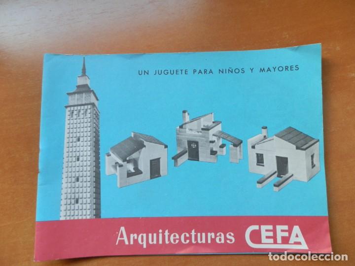 Juguetes antiguos: LIBRO DE INSTRUCCIONES ARQUITECTURAS CEFA. - Foto 1