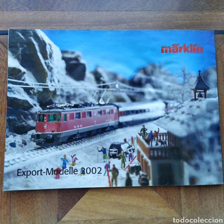Juguetes antiguos: Cat&aacute;logo Marklin modelos export 2002 en Alem&aacute;n - Foto 1