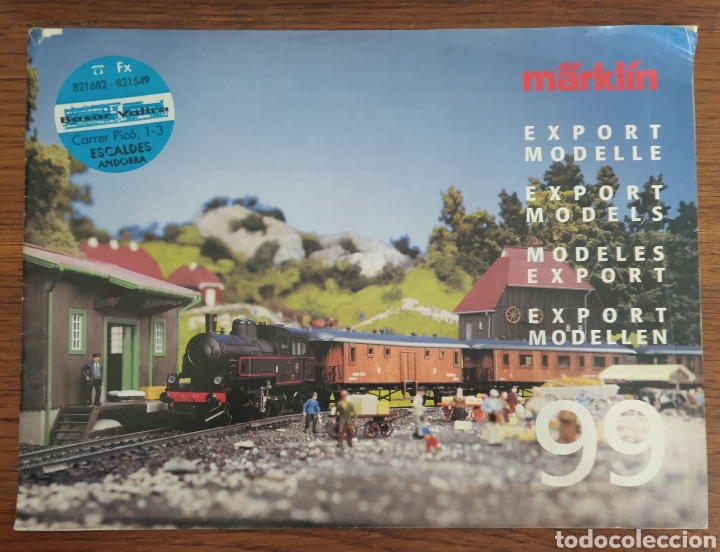 Juguetes antiguos: Cat&aacute;logo Marklin export models 99 multilenguaje - Foto 1