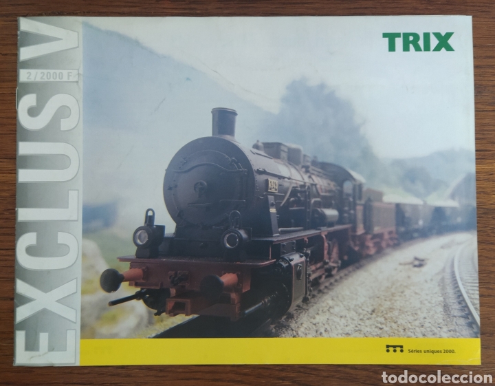 Juguetes antiguos: Cat&aacute;logo Trix exclusiv 2/2000 en franc&eacute;s - Foto 1