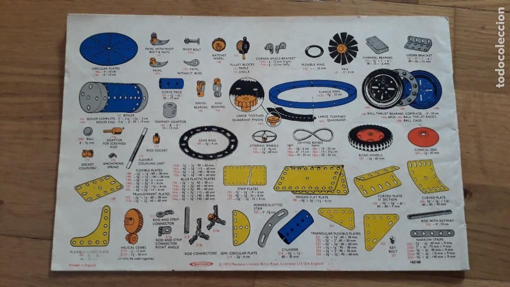 Juguetes antiguos: meccano, libro de modelos num. 2 , 1974 - Foto 3