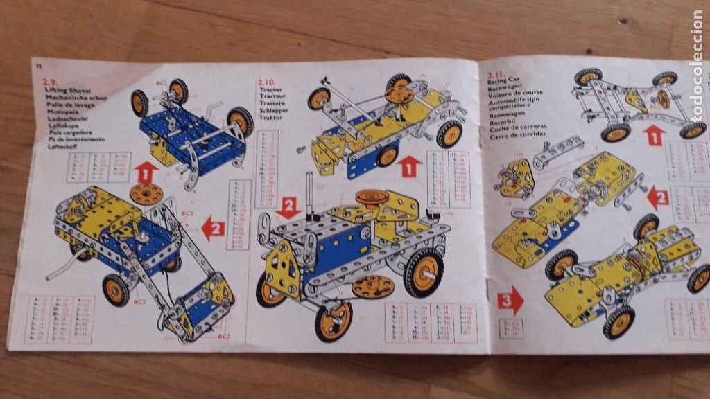 Juguetes antiguos: meccano, libro de modelos num. 2 , 1974 - Foto 4