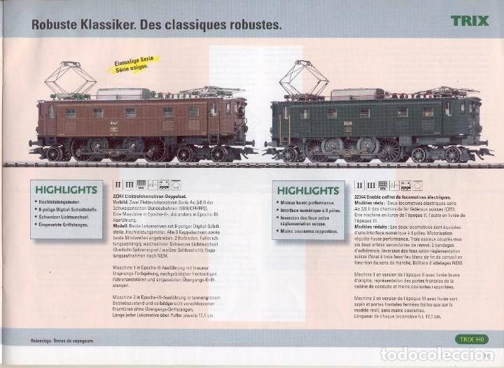 Juguetes antiguos: cat&aacute;logo TRIX & MINITRIX 2007 Programm Schweiz - en alem&agrave;n y franc&eacute;s - Foto 2