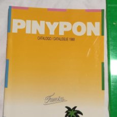 Juguetes antiguos: CATÁLOGO PINYPON 1988 (FAMOSA) COMO NUEVO!!