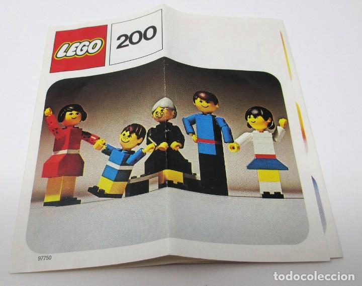 Brinquedos antigos: Cat&aacute;logo Instrucciones montaje Lego 200 de 1974