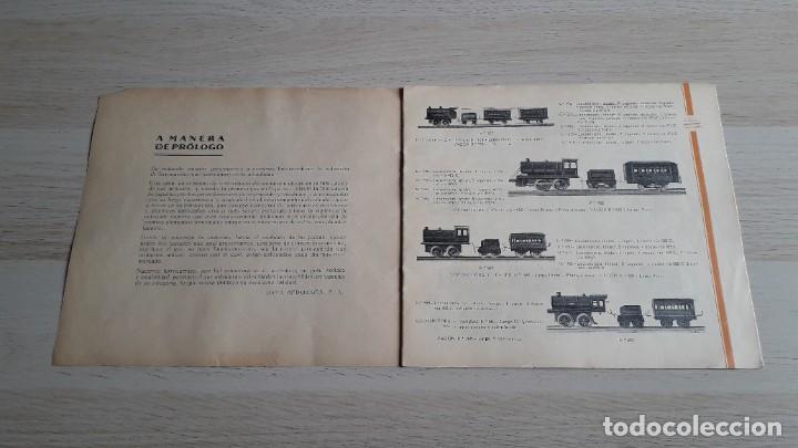Juguetes antiguos: Raro cat&aacute;logo trenes 0, Mastodonte, Bugatti, Auto Limousine y Coup&eacute;, Pay&aacute;, original a&ntilde;os 30-40.