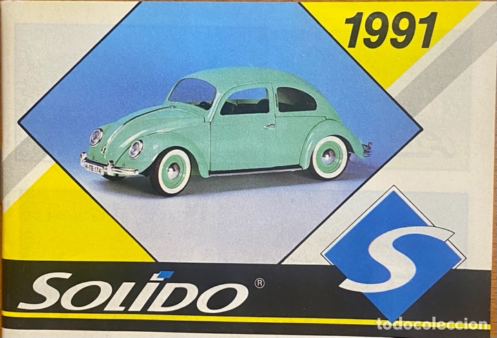 Juguetes antiguos: Mini cat&aacute;logo Solido 1991 - Foto 1