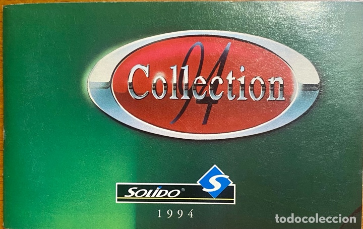 Juguetes antiguos: Mini cat&aacute;logo Solido Collection 1994 - Foto 1