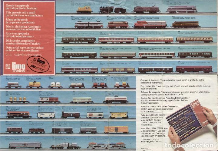 Juguetes antiguos: Cat&aacute;logo LIMA 1977/78 HO Scale Folder - Foto 2