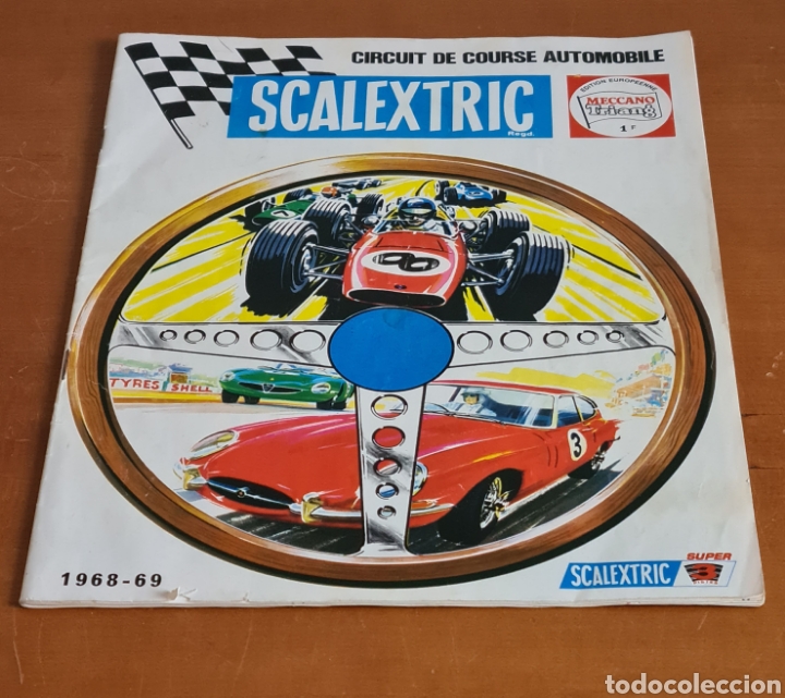 CATALOGUE SCALEXTRIC 1968-69 CIRCUIT DE COURSE AUTOMOBILE