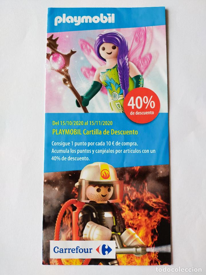 Jouets Anciens: CARTILLA/FOLLETO DESCUENTO PALYMOBIL CARREFOUR 2020