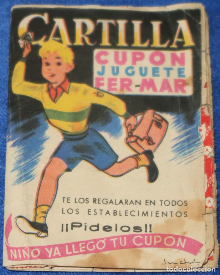 Jouets Anciens: Cartilla Cup&oacute;n Juguete - Fer-Mar - A&ntilde;os 50