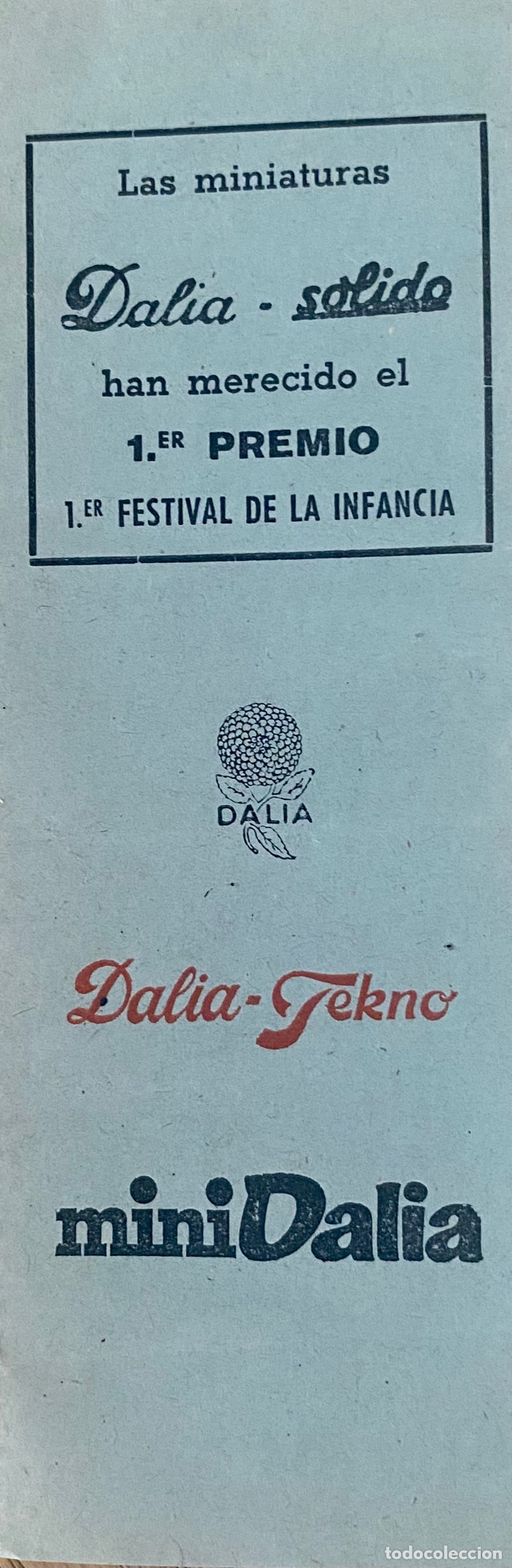 Jouets Anciens: Antiguo documento 1 premio Festival de la Infancia Dalia-Solido