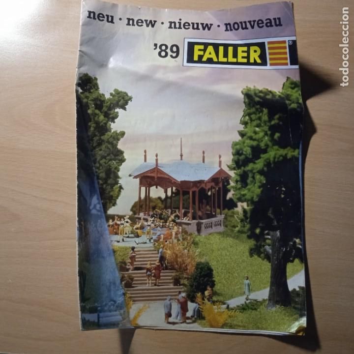 Jouets Anciens: Maquetas ferroviarias.Cat&aacute;logo Faller.Novedades 89. 24 p&aacute;ginas.