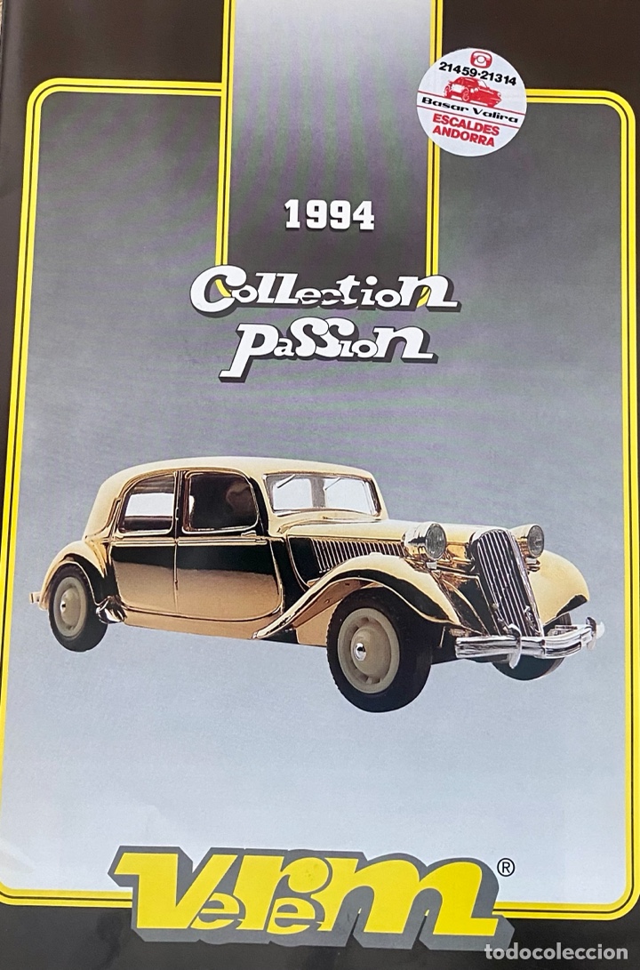 Old Toys: Cat&aacute;logo Verem 1994 Collection Passion