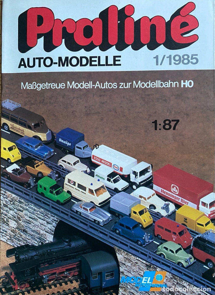 Brinquedos antigos: Cat&aacute;logo Pralin&eacute; Auto-modelle 1/1985