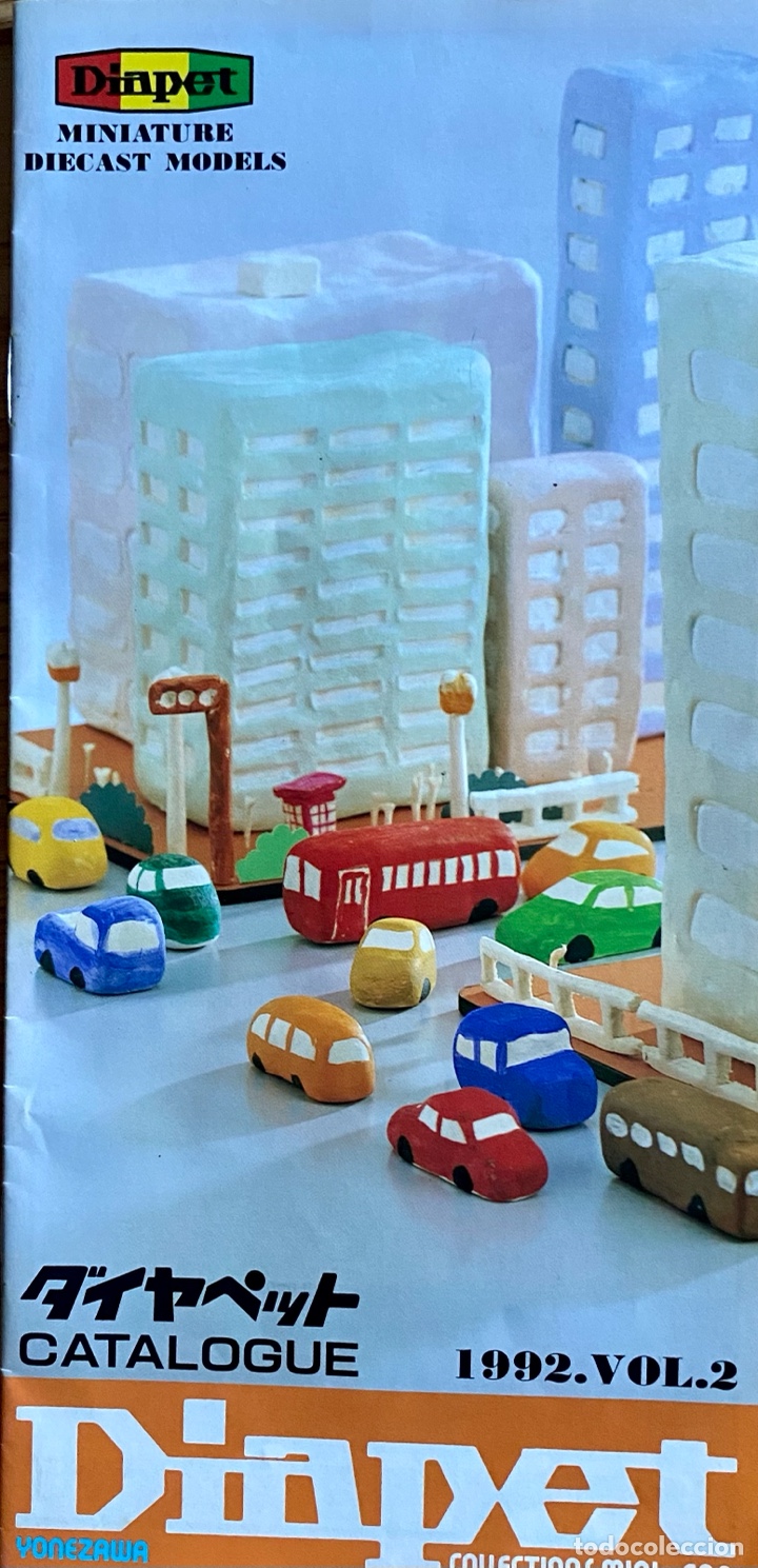 Brinquedos antigos: Cat&aacute;logo Diapet Collections mini-car 1992.Vol.2