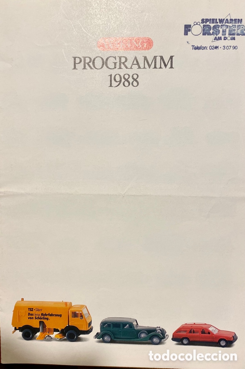 Juguetes antiguos: Cat&aacute;logo Wiking Programm 1988 - Foto 1