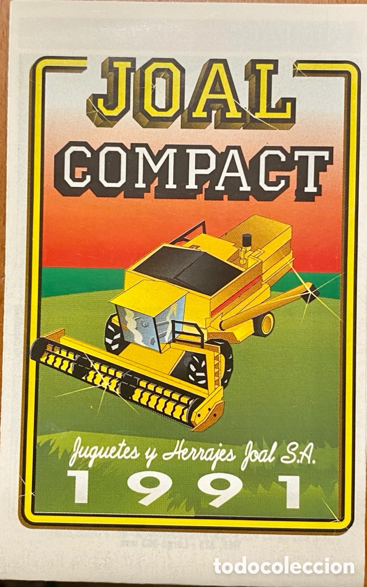 Old Toys: Cat&aacute;logo Joal Compact 1991