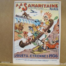 Juguetes antiguos: LA SAMARITAINE-PARIS-AÑO 1936-CATALOGO PUBLICIDAD DE JUGUETES-VER FOTOS-(K-7573)