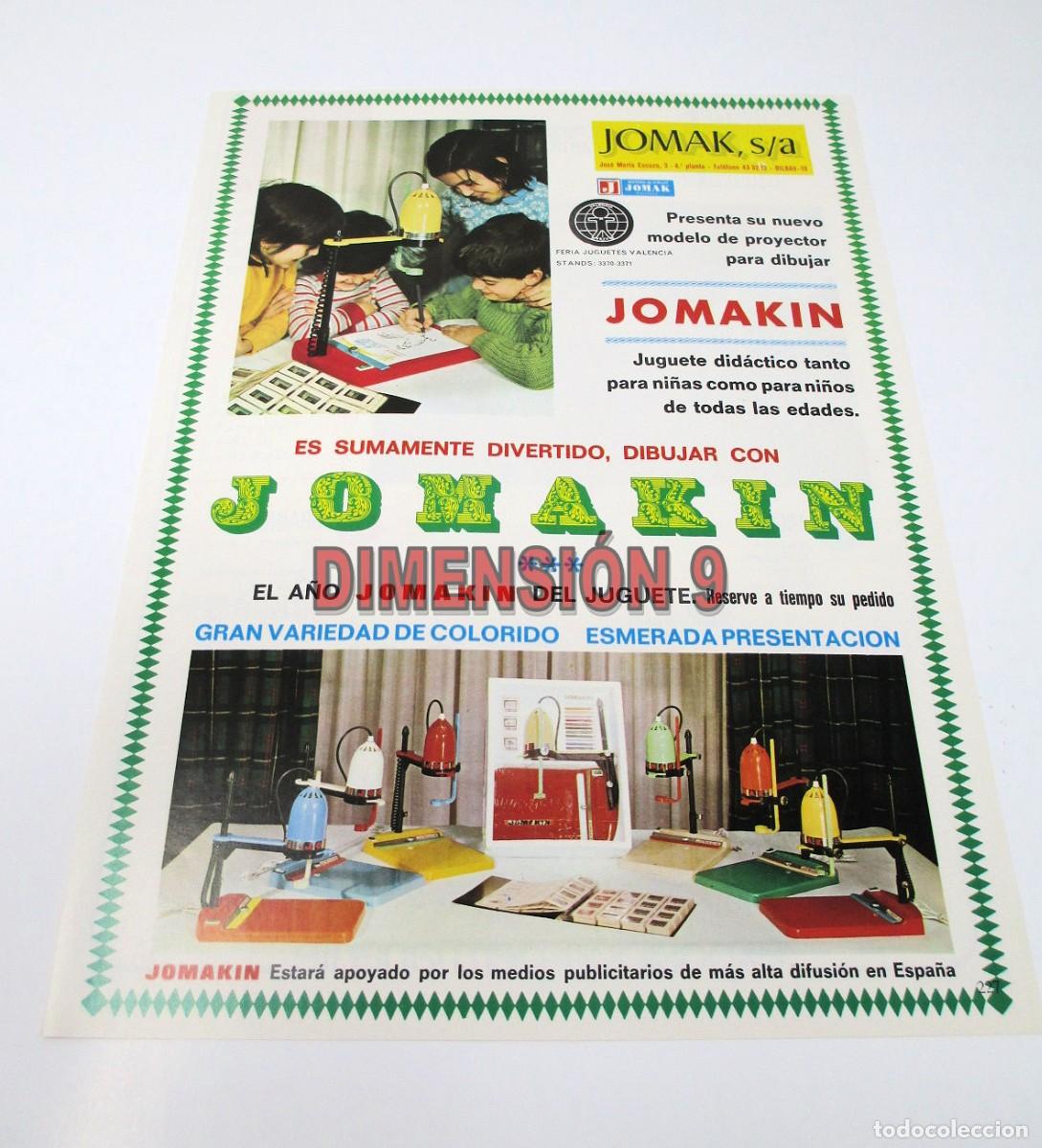 Old Toys: Publicidad (Recorte de Publicaci&oacute;n) - 30 x 22 cm aprox. - Juguetes JOMAKIN DE 1973