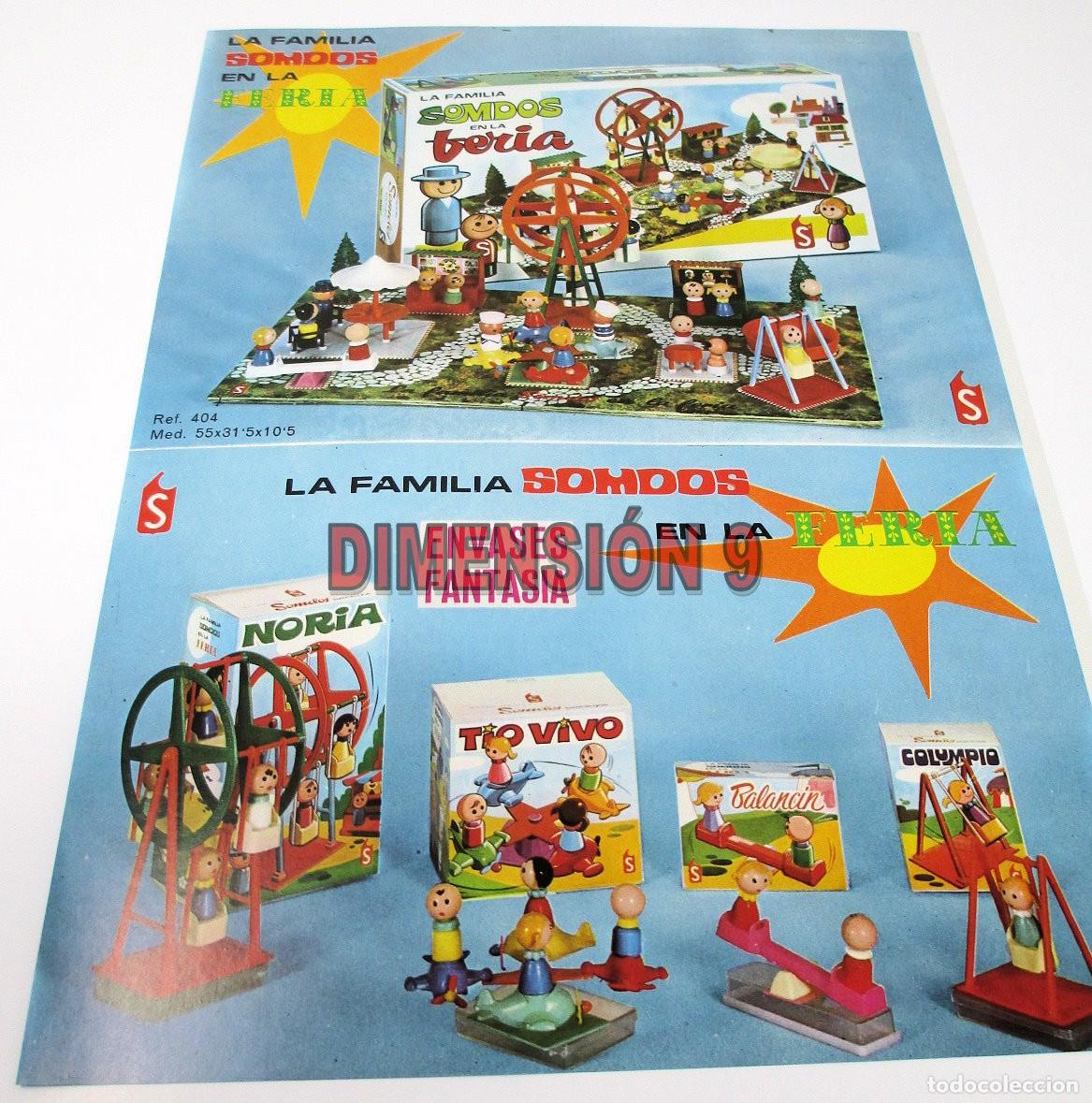 Jouets Anciens: Publicidad (Recorte de Publicaci&oacute;n) - 30 x 22 cm. Juguetes La FAMILIA SOMDOS de 1973