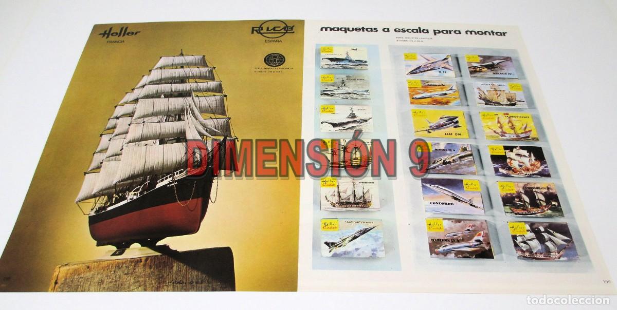 Jouets Anciens: Publicidad (Recorte de Publicaci&oacute;n) - 30 x 22 cm. Maquetas HELLE, Juguetes Vicma y MikMik de 1973