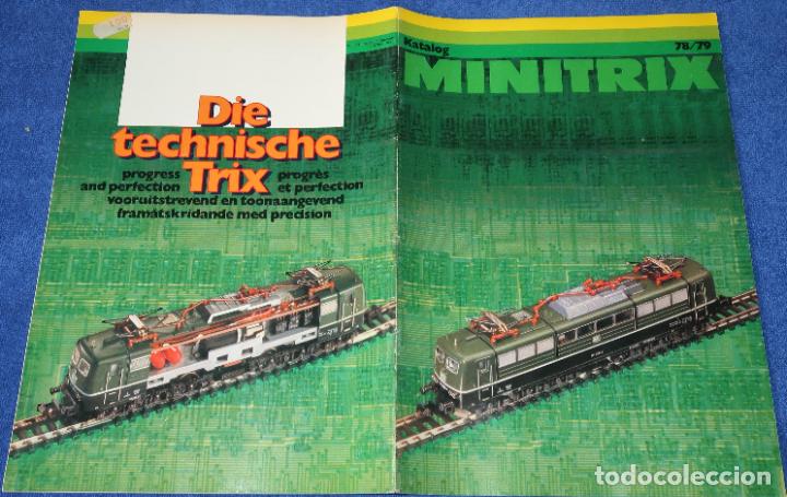 Juguetes antiguos: Cat&aacute;logo Minitrix (78 / 79)