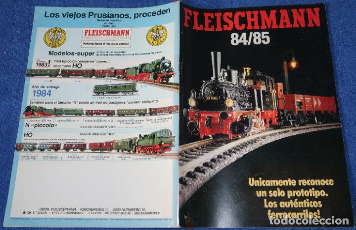Juguetes antiguos: Cat&aacute;logo Fleischmann (84 / 85) - Foto 1