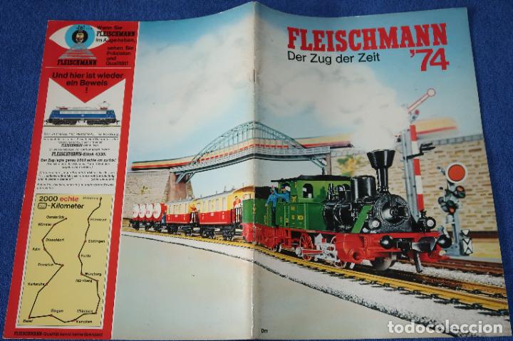 Juguetes antiguos: Cat&aacute;logo Fleischmann (1974) - Foto 1