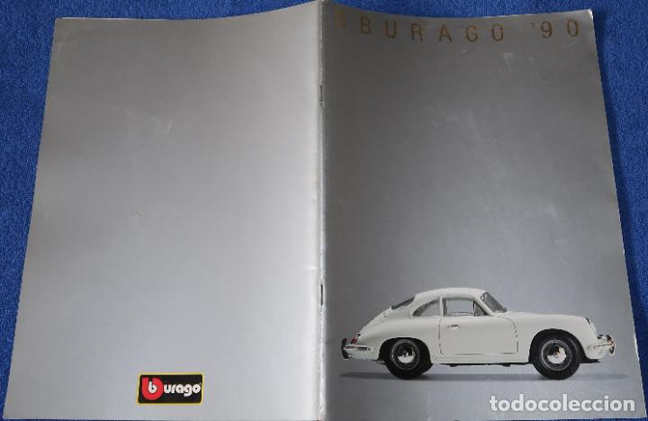 Juguetes antiguos: Cat&aacute;logo Burago (1990)