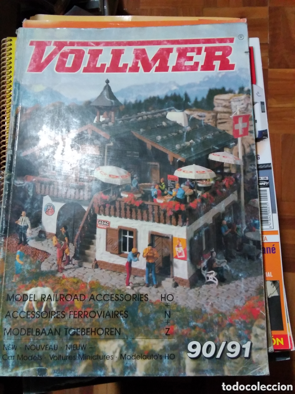 Juguetes antiguos: Vollmer 1990/91 cat&aacute;logo juguetes (trenes) en franc&eacute;s