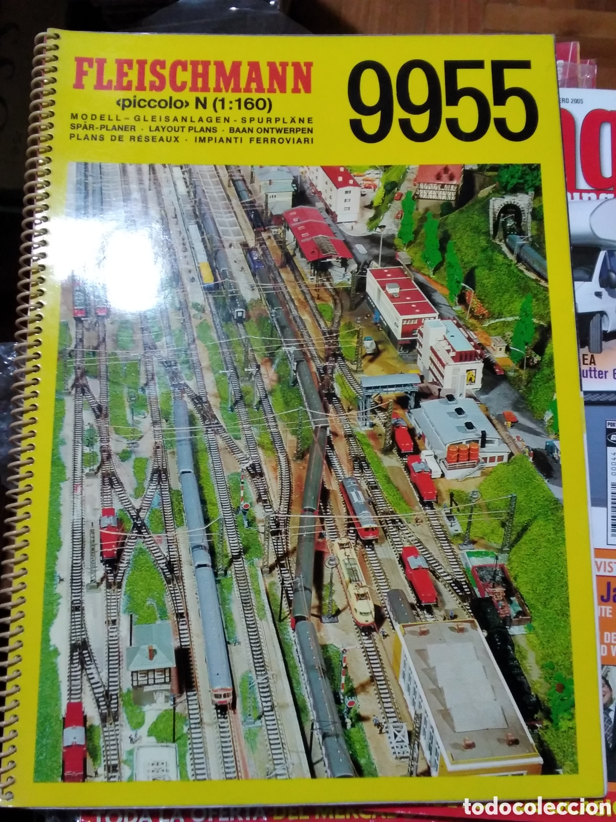 Juguetes antiguos: Fleischmann ideas para maquetas (planos) y libreto con traducci&oacute;n