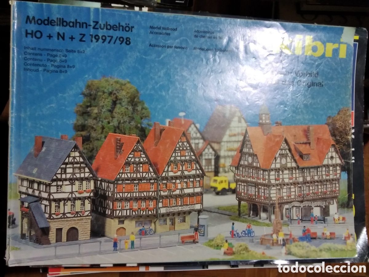 Juguetes antiguos: Kibri 1997/98 cat&aacute;logo juguetes