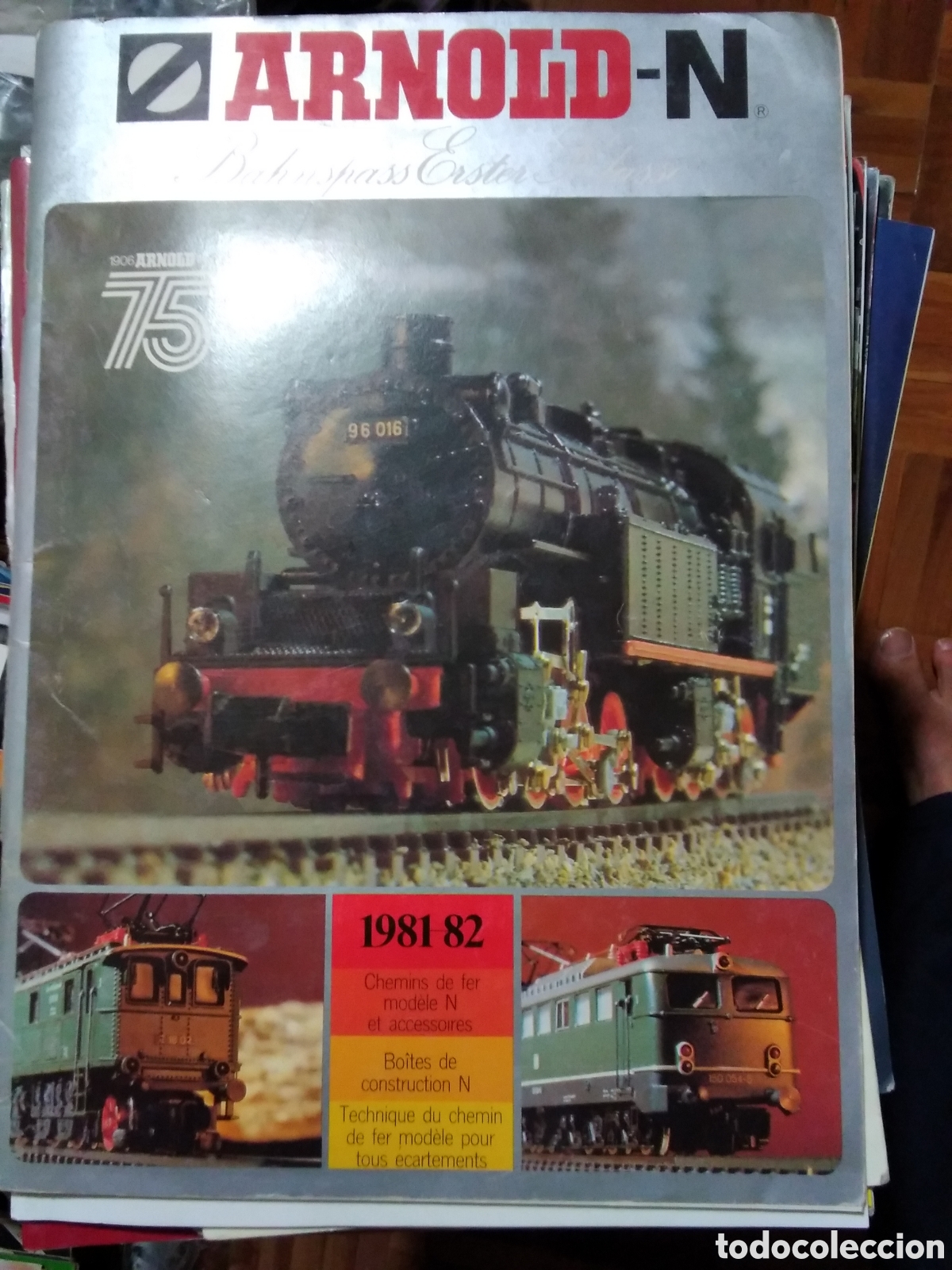 Juguetes antiguos: Arnold-N cat&aacute;logo juguetes (trenes)